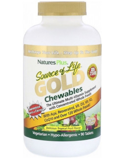 NATURE'S PLUS Source of Life Gold Chewable 90