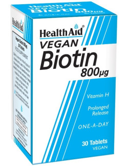 HEALTH AID Biotin 800μg 30 tabs