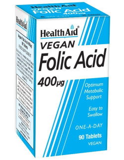 HEALTH AID Folic Acid 400μg 90 Tabs