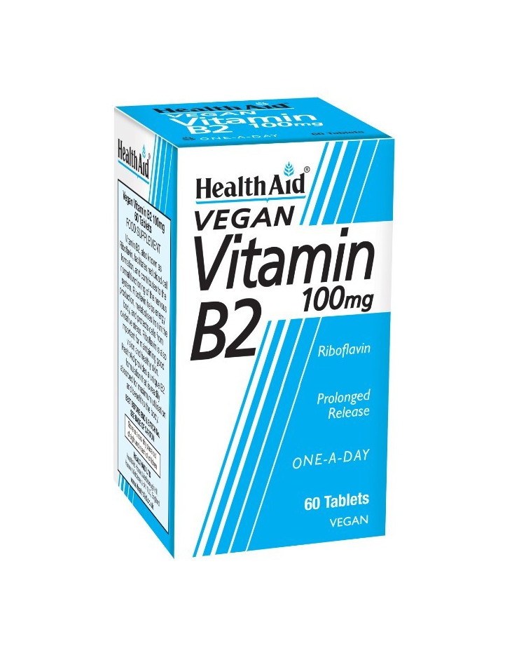 HEALTH AID Vitamin B2 100mg 60 tabs