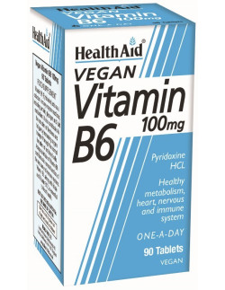 HEALTH AID Vitamin B6 100 tabs