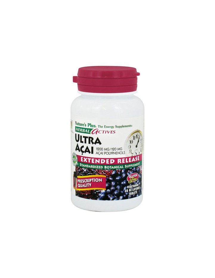ATURES PLUS Ultra Acai Extended Release 1200mg 30 Bi-layer tabs