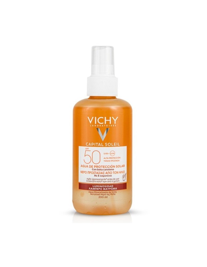 VICHY Capital Soleil Protective Water, Bronzing with B-Carotene SPF50, 200ml