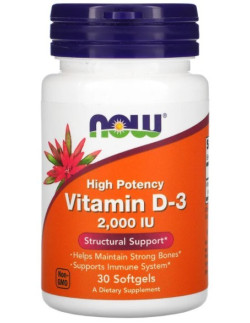 NOW Vitamin D-3 2000 IU...
