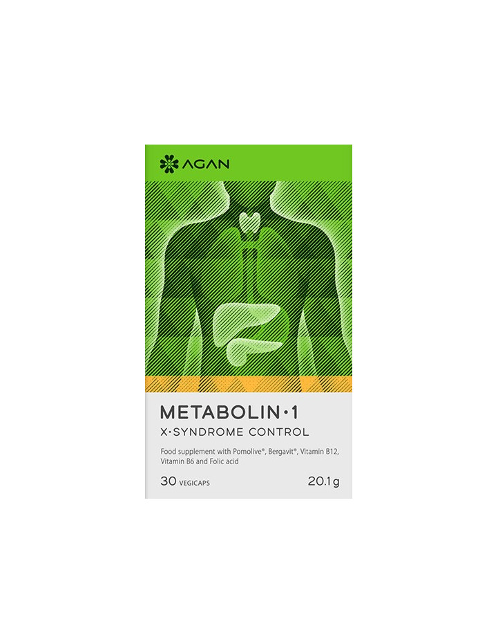 Agan Metabolin-1, X-Syndrome Control, 30 Veg.Caps