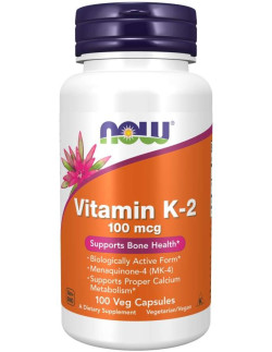 NOW Vitamin K-2 100 mcg 100...