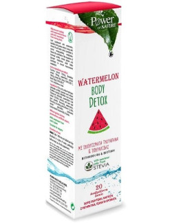 POWER HEALTH Watermelon Body Detox Stevia 20 αναβράζοντα δισκία