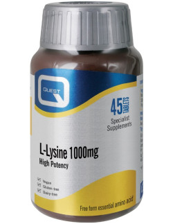 QUEST L-Lysine 1000mg High Potency 45 tabs