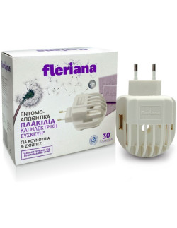 Power Health Fleriana Εντομοαπωθητικά Πλακίδια και Ηλεκτρική Συσκευή για Κουνούπια & Σκνίπες, 30 τεμάχια