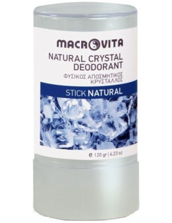 MACROVITA Natural Crystal Deodorant, Stick Natural 120gr