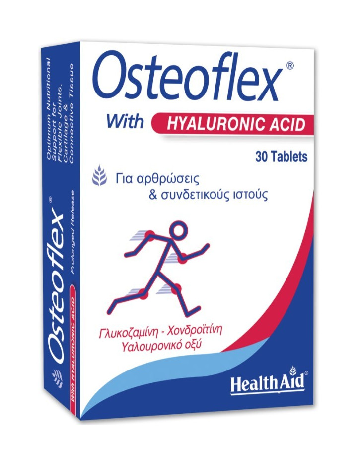 HEALTH AID Osteoflex with Hyaluronic Acid 30 Tabs