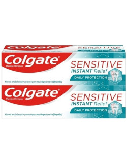 COLGATE  Sensitive Instant Relief Daily Protection Toothpaste 2x75ml