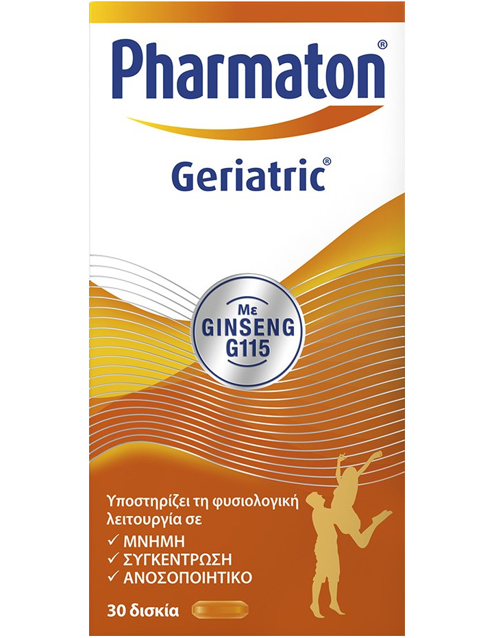 PHARMATON Geriatric with Ginseng G115, 30 tabs