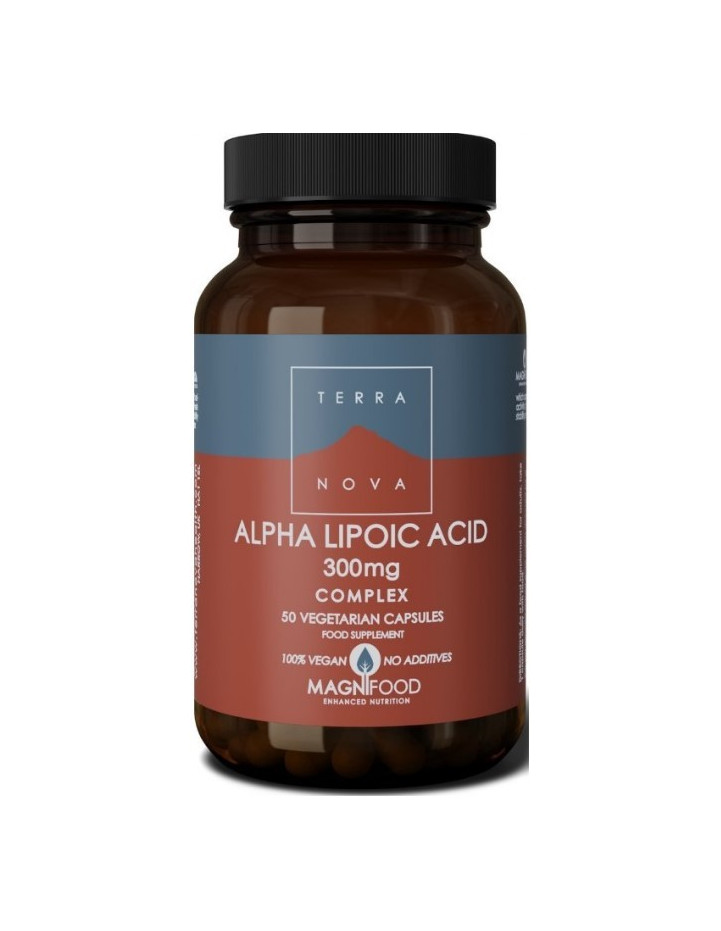 Terranova Alpha Lipoic Acid Complex 300mg 50 vegetarian caps