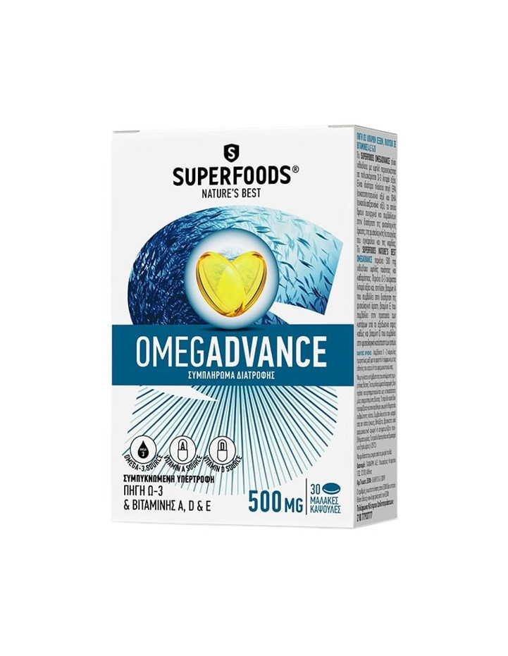 Superfoods Omegadvance 500mg 30 Caps