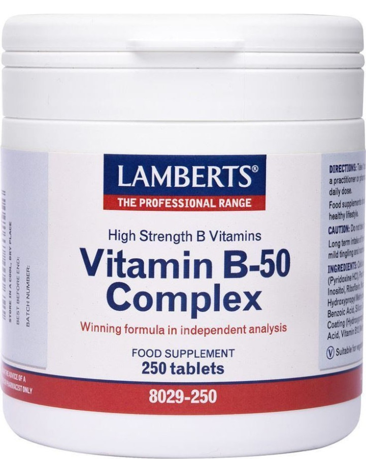 Lamberts Vitamin B-50 Complex 250 Tabs