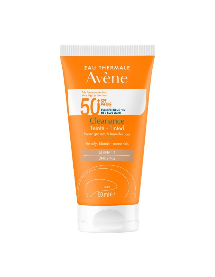 Avene Cleanance Tinted Cream SPF50 Oily Blemish Prone Skin 50ml