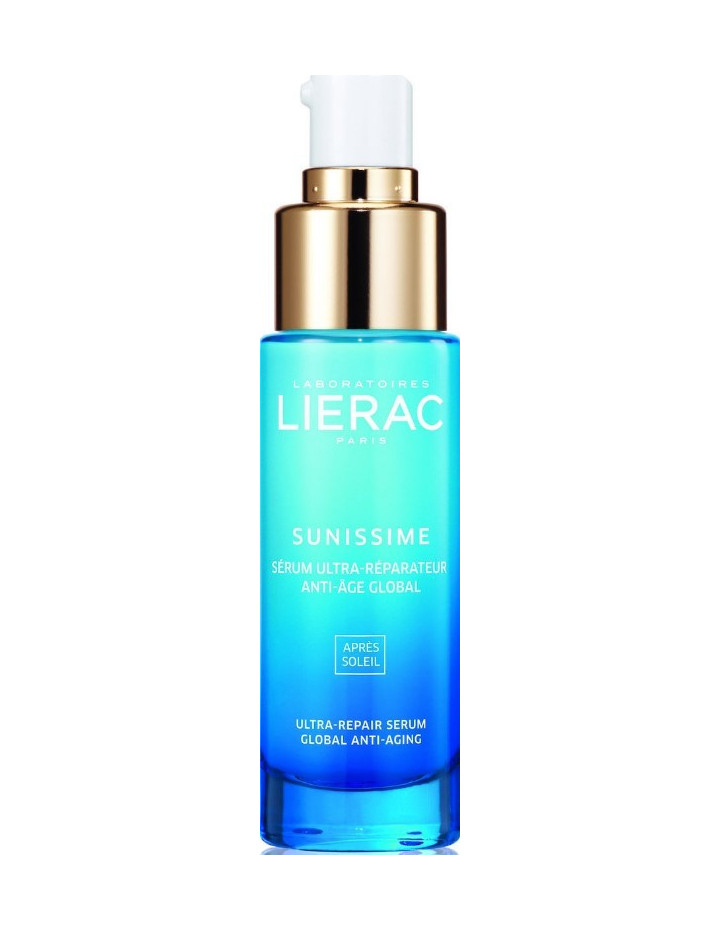 Lierac Sunissime Ultra-Repair Serum Global Anti-Aging, Aftersun for Face & Decollete, 30ml