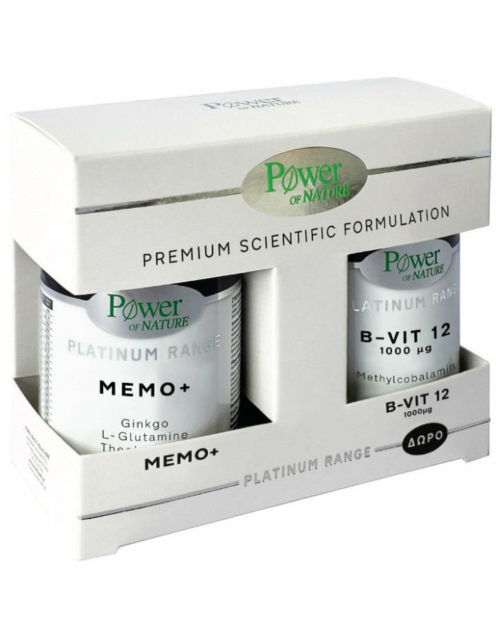 Power Health Premium Scientific Formula Memo+ 30 Caps &  B-Vit 12 1000mg 20 Tabs