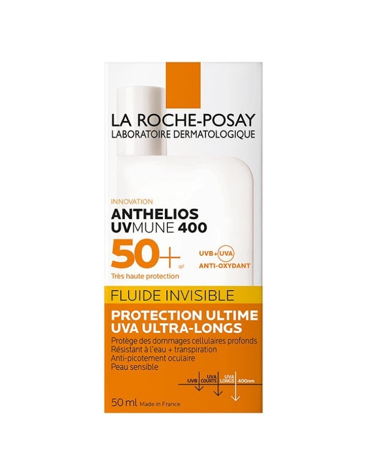 La Roche Posay Anthelios Uvmune 400 Spf 50+ Fluide Invisible with Perfume 50ml