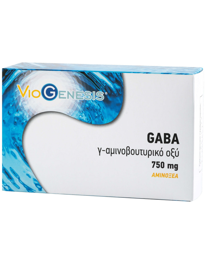 Viogenesis GABA 750mg 60 caps