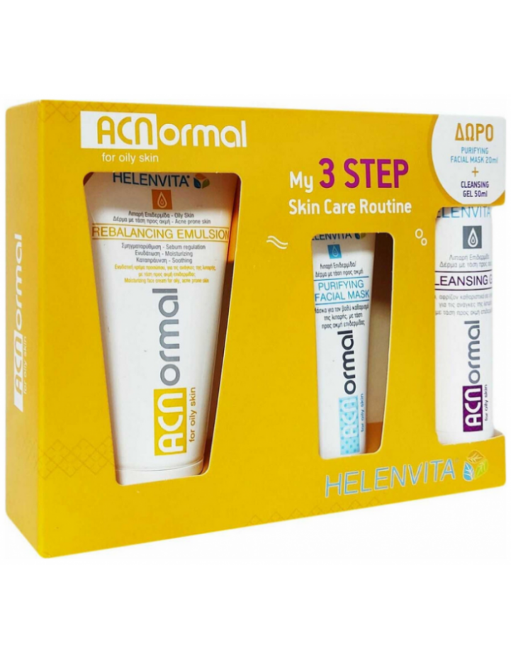 Helenvita ACNormal My 3 Step Skin Care Routine Rebalancing Set