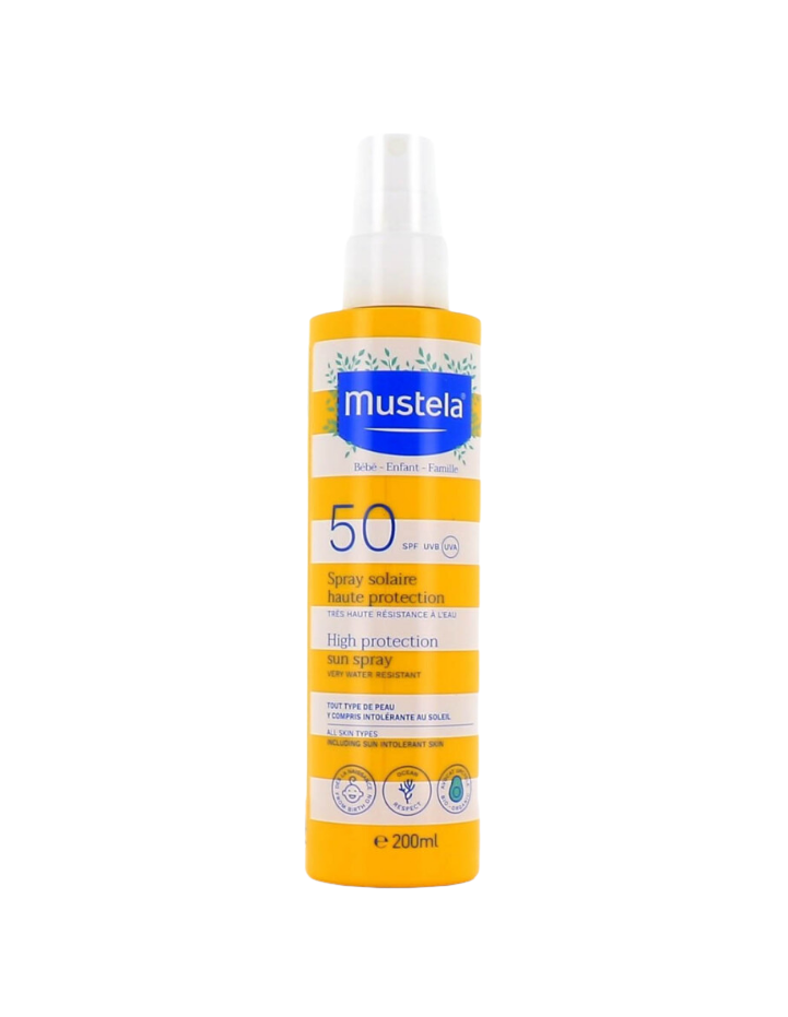 Mustela Bebe High Protection Sun Spray SPF50 200ml