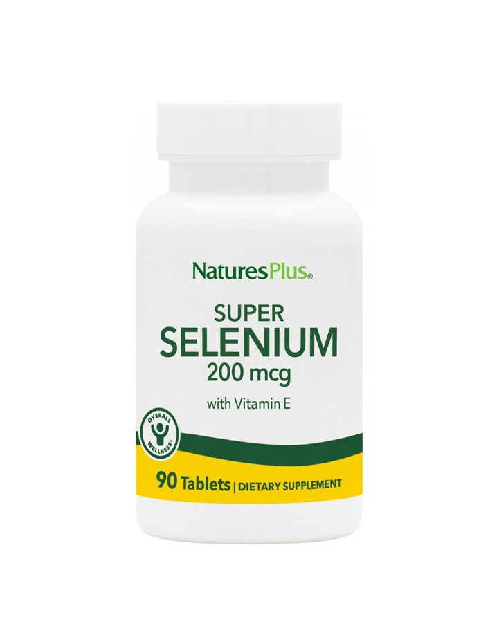 Natures Plus Super Selenium 200 mcg, 90 tabs