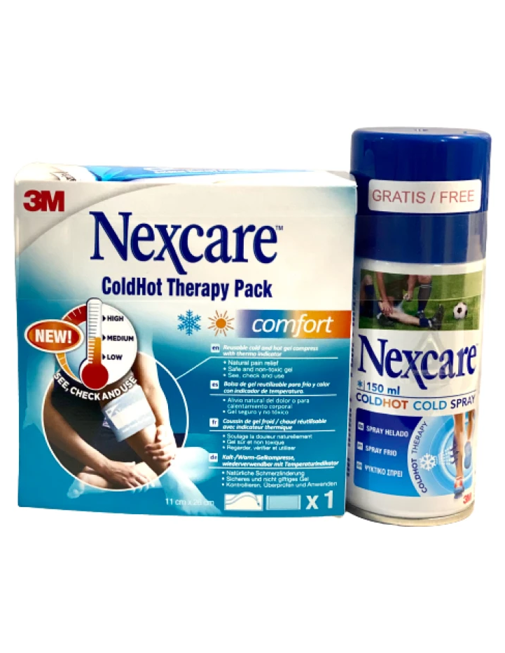 Nexcare ColdHot Therapy Pack 11 x 26cm & Δώρο Nexcare Cold Spray 150ml