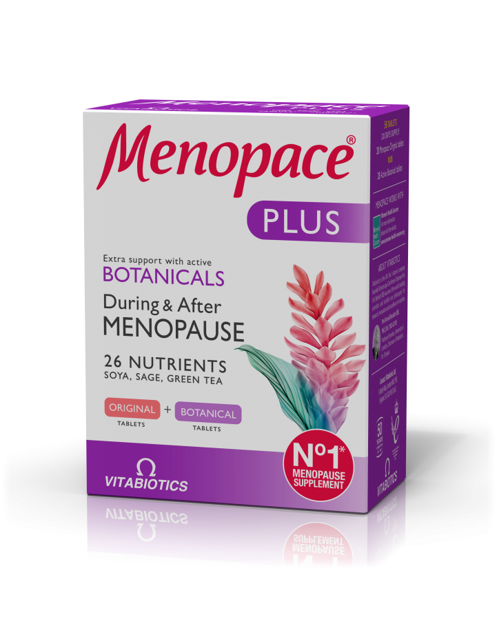 Vitabiotics Menopace Plus 56 Tabs (2 x 28 Dual Pack)