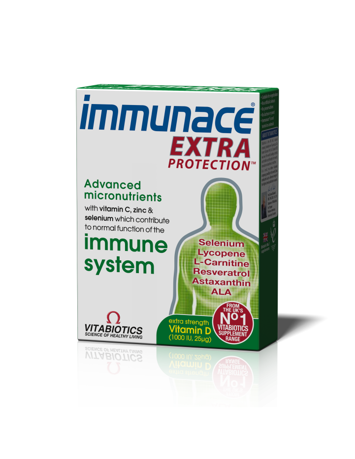 Vitabiotics Immunace Extra Protection 30 Tabs