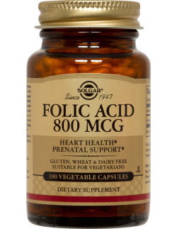 Solgar Folic Acid 800 mcg,...