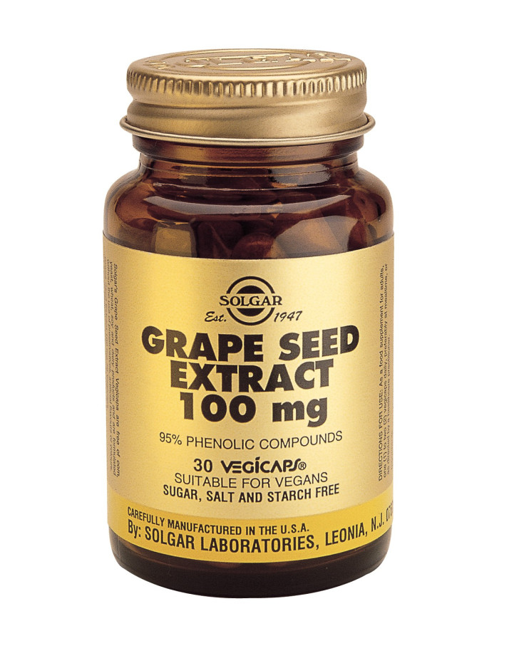 Solgar Grape Seed Extract 100mg Veg.Caps 30s