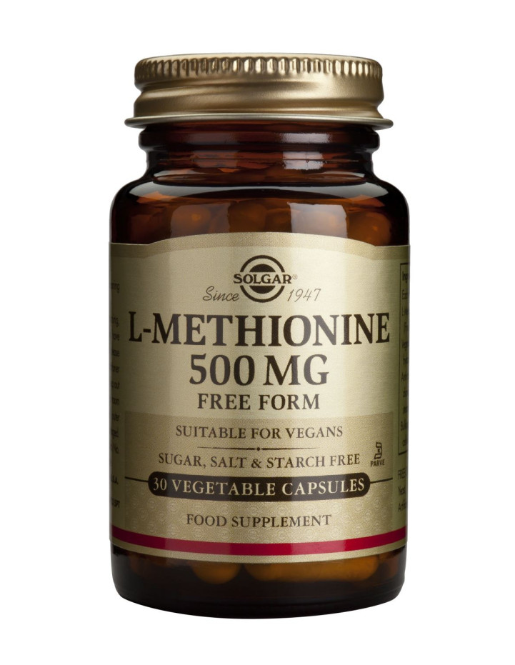 Solgar L-Methionine 500mg Veg.Caps 30s
