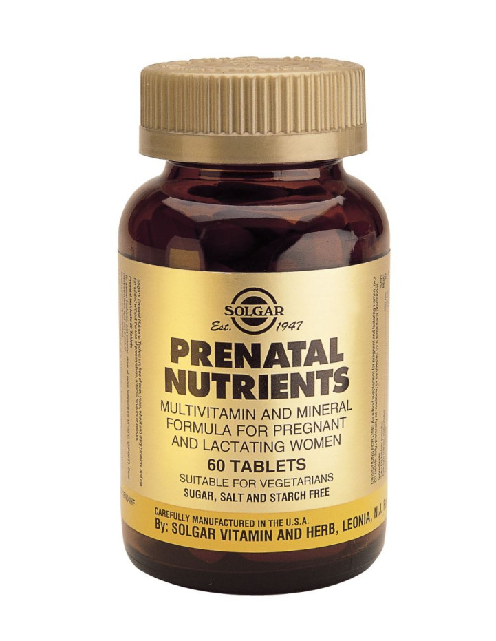 Solgar Prenatal Nutrients Tabs  60s