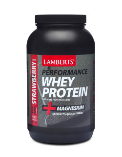 LAMBERTS PERFORMANCE WHEY PROTEIN STRAWBERRY FLAVOUR 1000gr