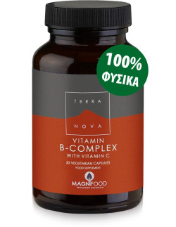 TERRANOVA B-Complex with Vitamin C 50 veg. Caps