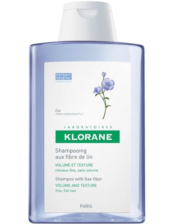 Klorane Shampooing aux fibres de lin 400 ml