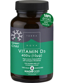 ΤΕRRANOVA Green Child Vitamin D3 400 iu
