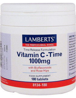 LAMBERTS Vitamin C-Time 1000mg 180 Tabs