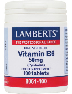 LAMBERTS B-6 50 mg  (Pyridoxine) 100tabs