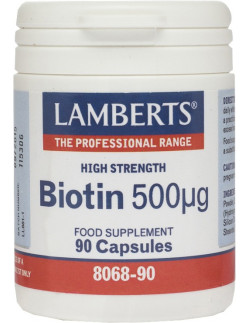 LAMBERTS Biotin 500 mcg  90 caps