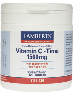 LAMBERTS Vitamin C Time Release 1500mg 120 tabs