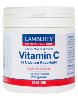 LAMBERTS Vitamin C as Calcium Ascorbate Fine Crystals 250gr
