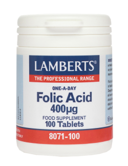 LAMBERTS Folic Acid 400 mcg 100 Tabs
