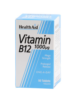 HEALTH AID Vitamin B12 1000£g 50 tabs