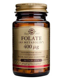 SOLGAR Folate (as Metafolin) 400μg 50 Tabs
