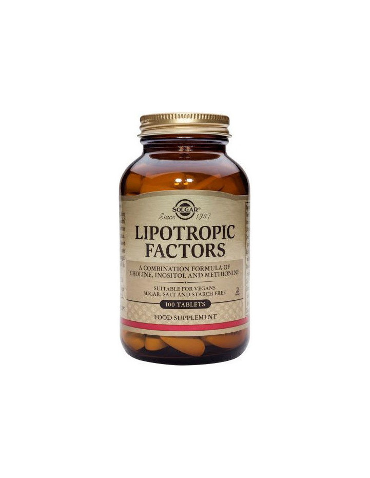 SOLGAR Lipotropic Factors 100 Tabs